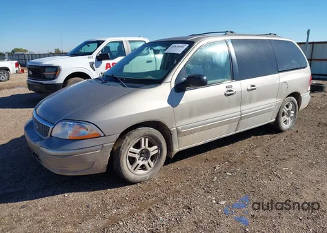 2002 Ford Windstar Se из США, поврежденный, VIN 2FMDA52492BB76750